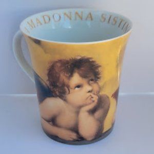 Raffaello Konitz Angels Cherubs Madonna Sistina Coffee Mug Teacup